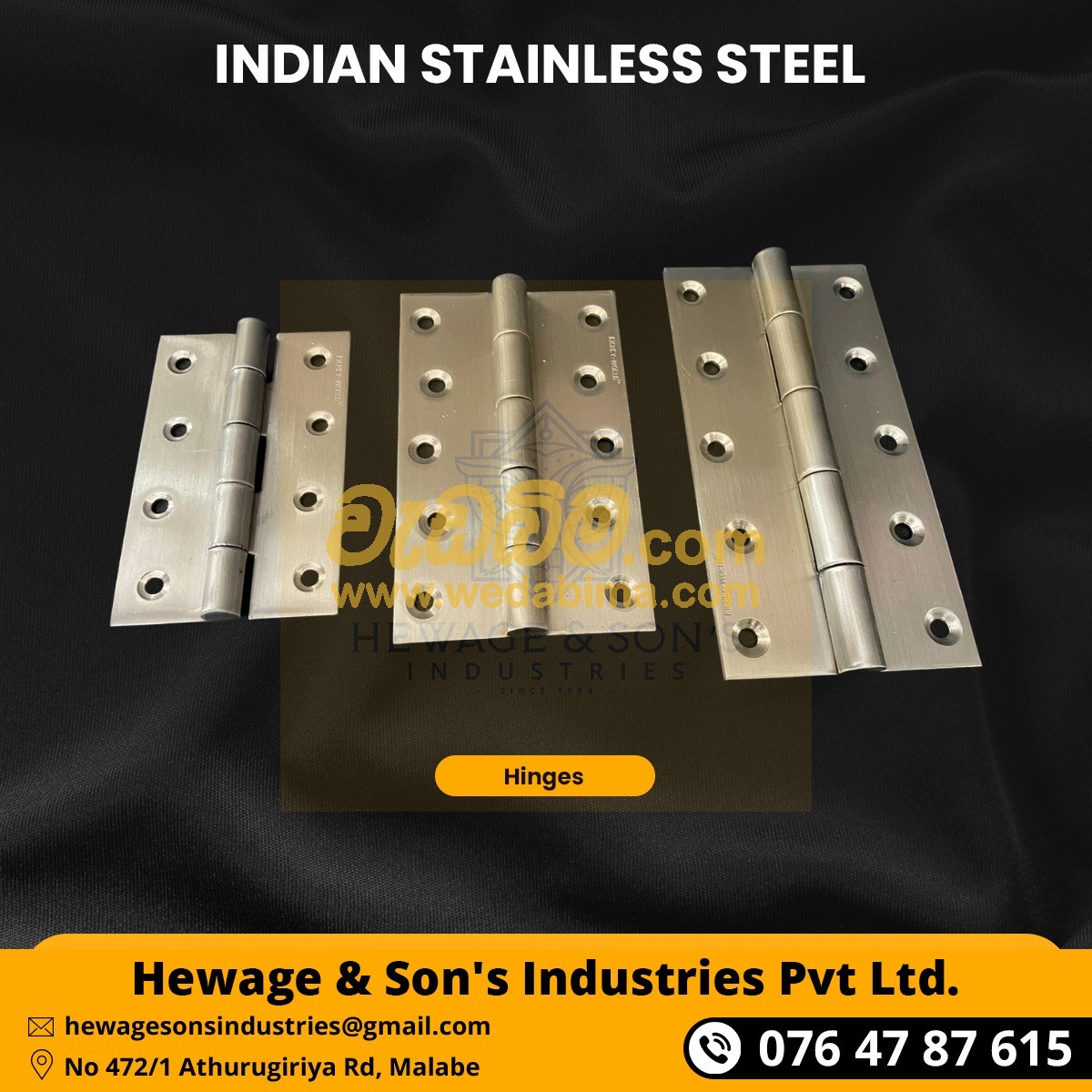 Cover image for Inian Steinless Steel