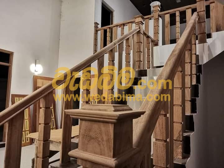 Wooden Staircase in Gampaha