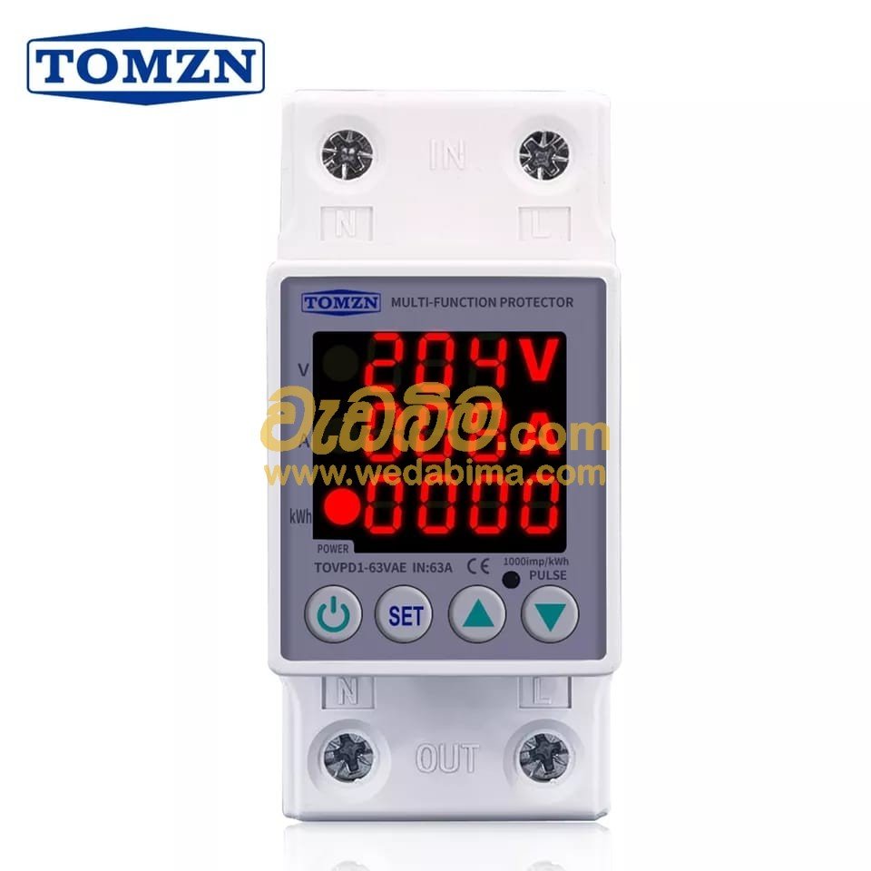 VOLTAGE PROTECTOR VA kwh Meter 63A in Sri Lanka wadabima