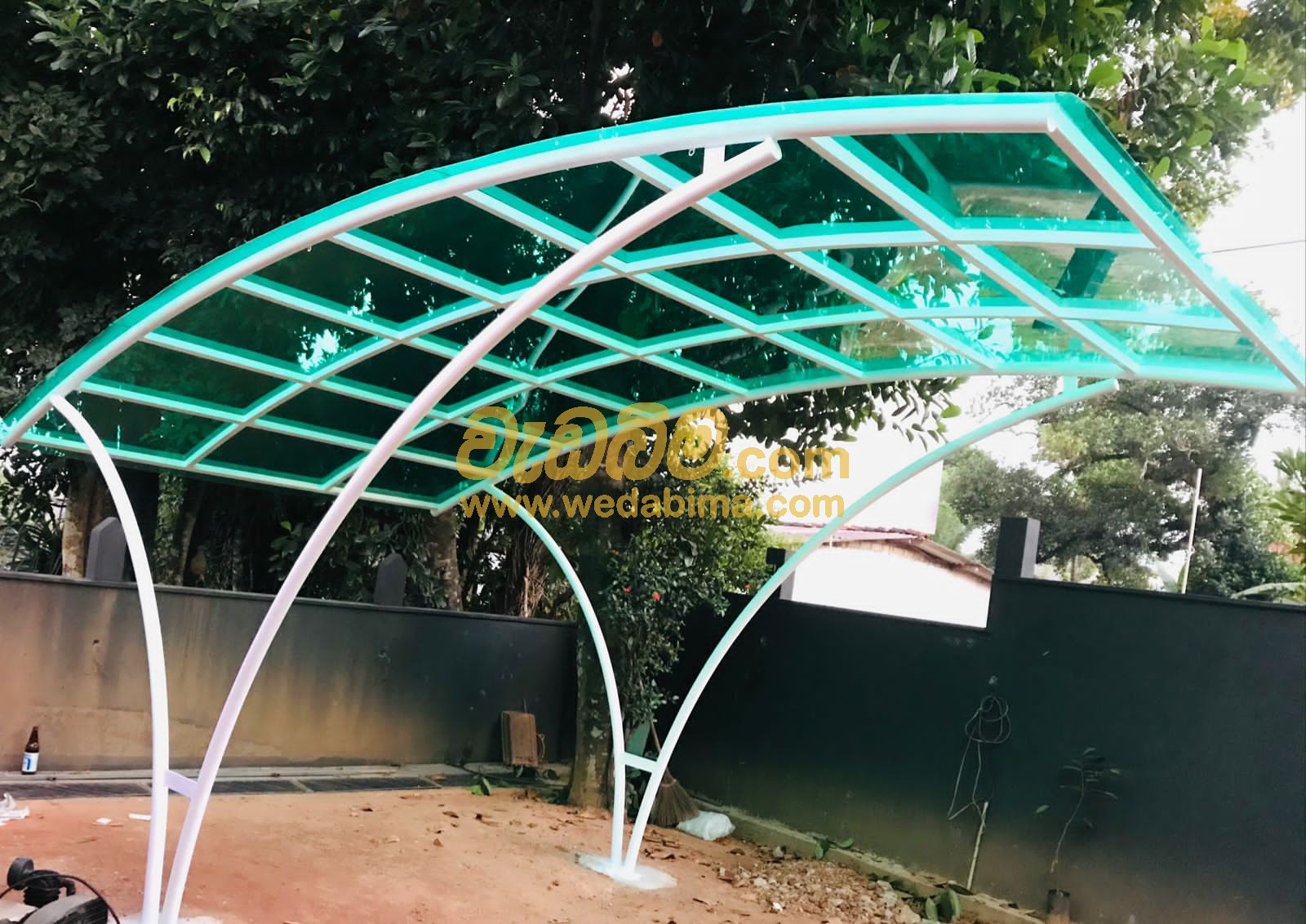 Solid Polycarbonate Car Porch Canopy