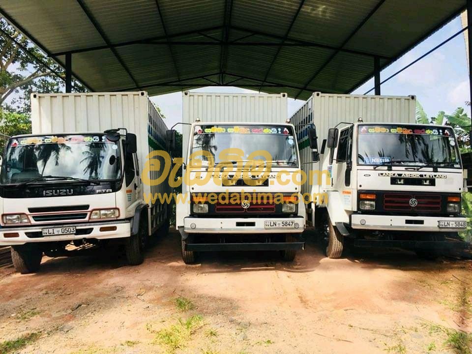 Container Trucks Rent in Srilanka