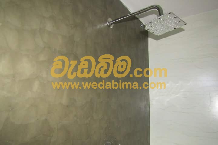 Cover image for titanium in wall bathroom