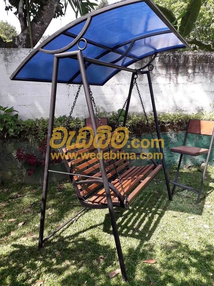 Cover image for Steel Swing Chair for Sale