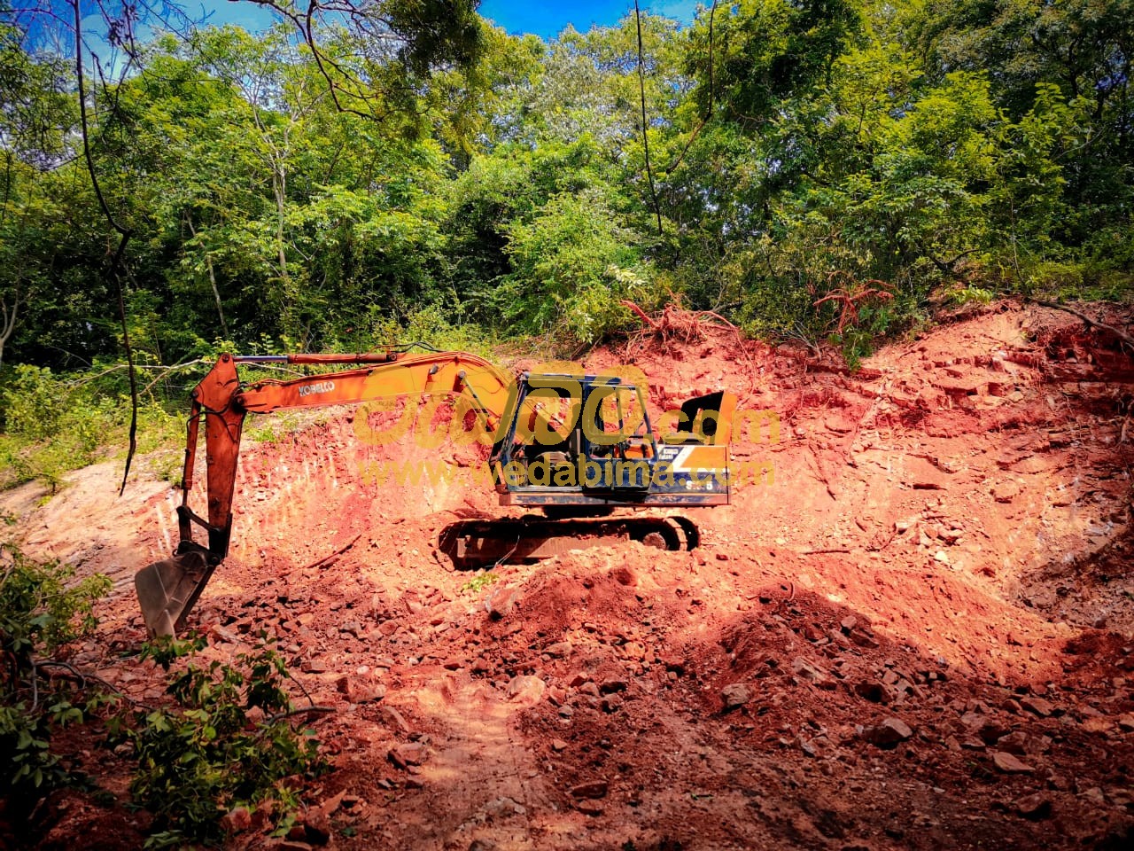 Excavator for rent in kaduruwela