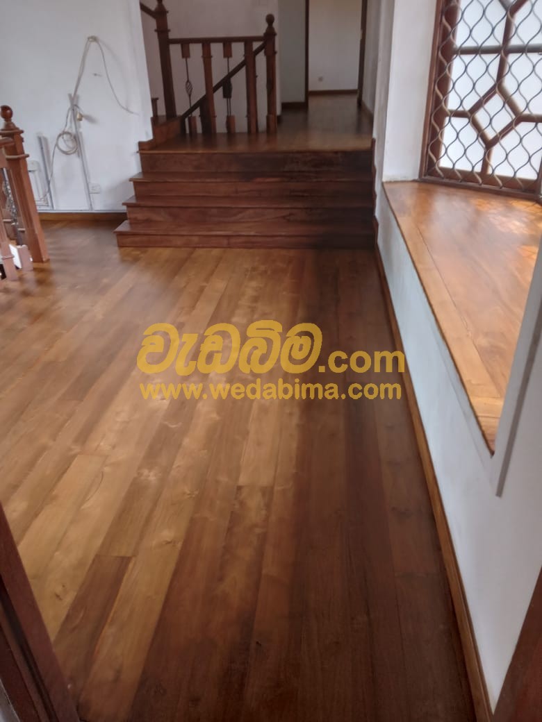 Timber flooring design in sri lanka