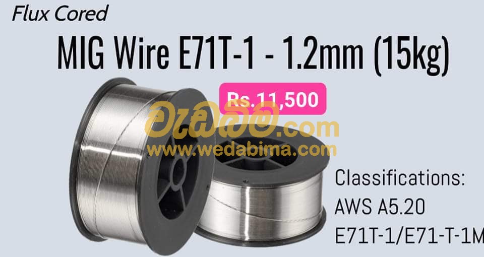 flux cored mig wire price in colombo