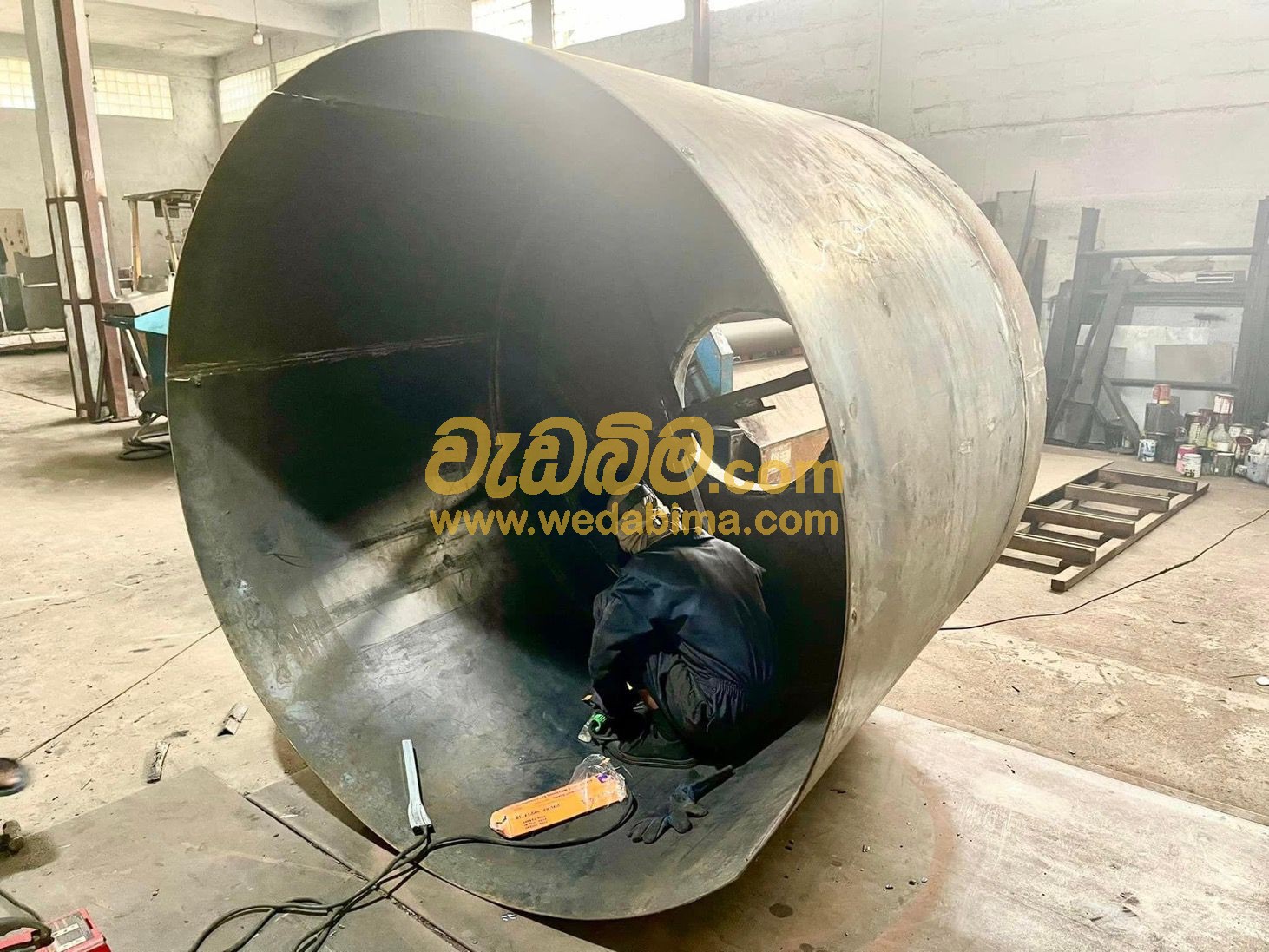 Steel Tank Fabrication Work Sri Lanka