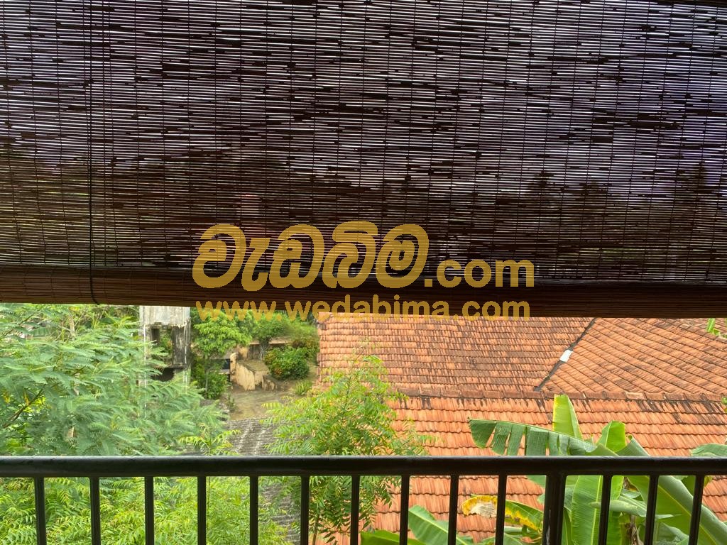 Bamboo blinds contractors price in Sri Lanka