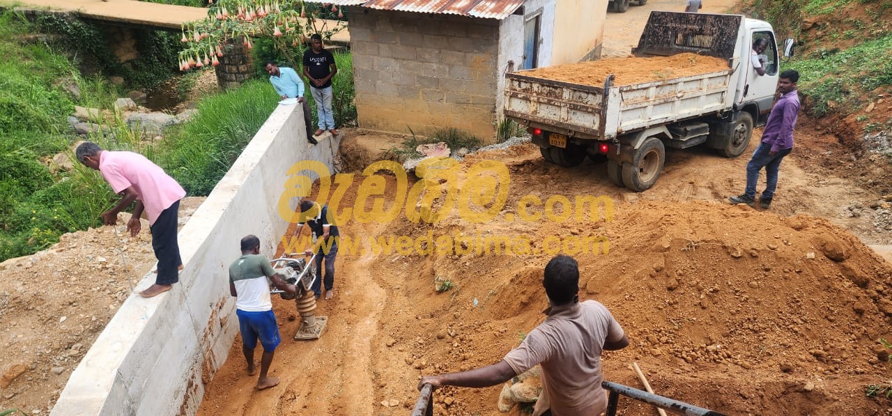 retaining wall construction in srilanka