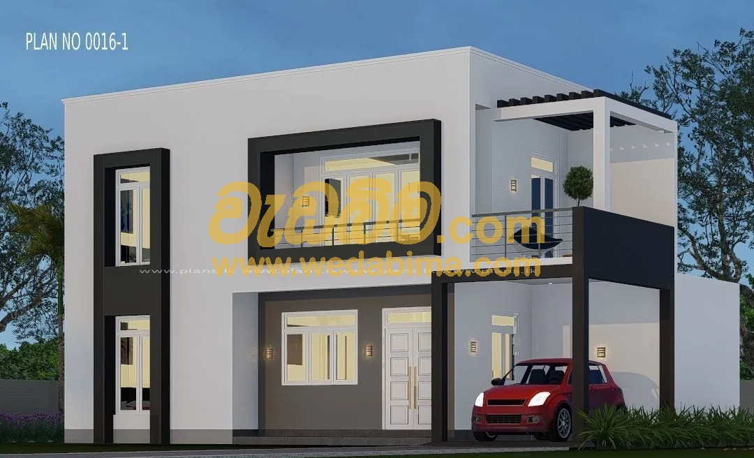 best modern box type house design in Sri Lanka | wedabima.com