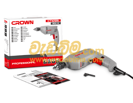 CROWN Electric Drill 6.5mm 300W