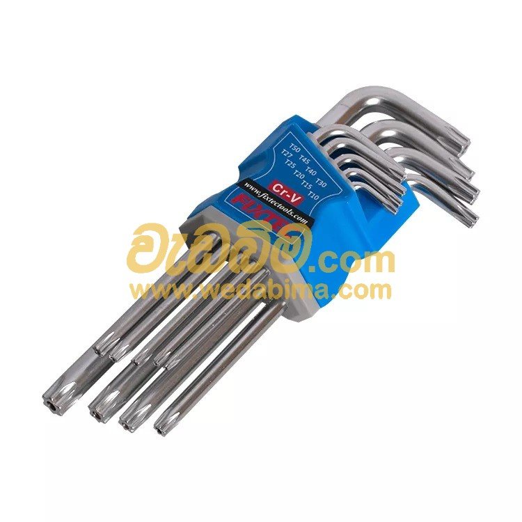 9Pcs Long Torx Hex Key Set