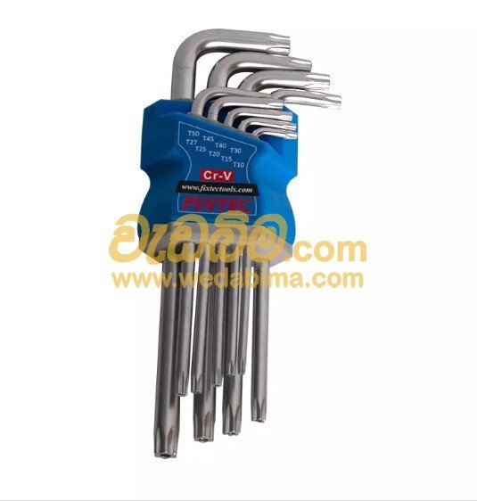 9Pcs Short Torx Hex Key Set