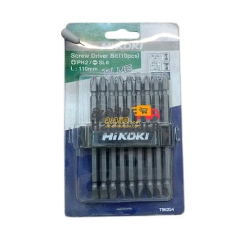 10Pcs 110mm Screw Driver Bit - Hi Koki